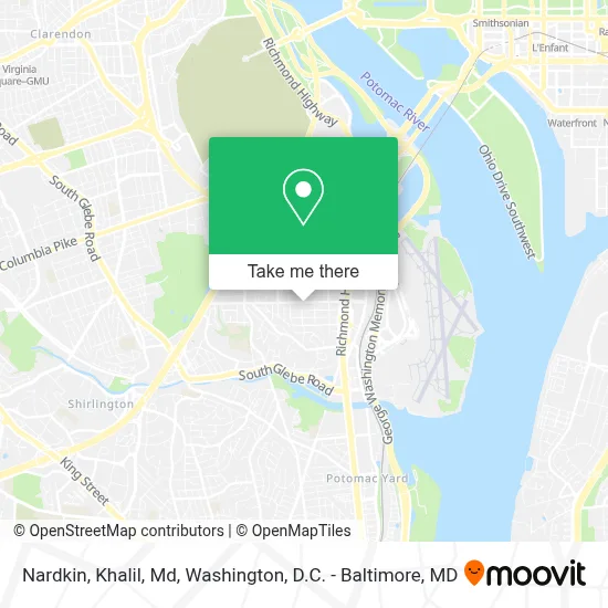 Nardkin, Khalil, Md map
