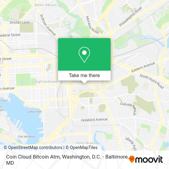 Coin Cloud Bitcoin Atm map