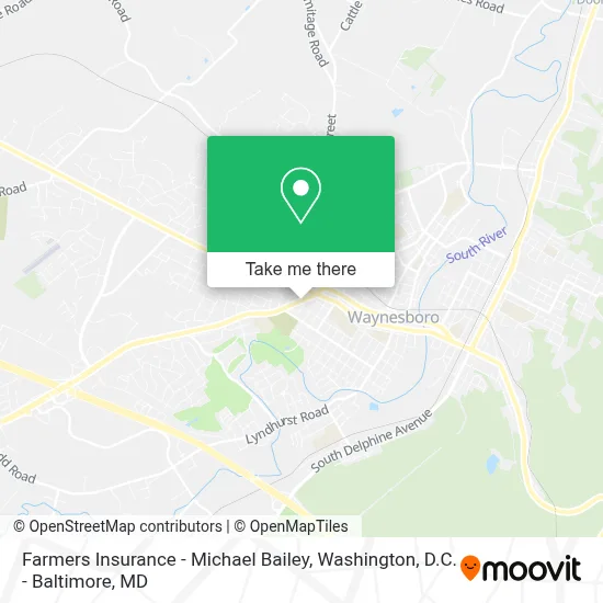 Farmers Insurance - Michael Bailey map