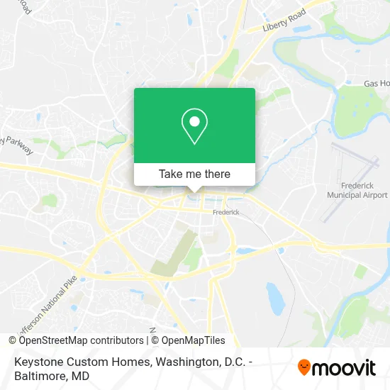 Keystone Custom Homes map