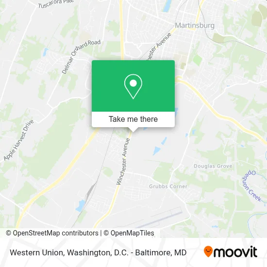 Western Union map