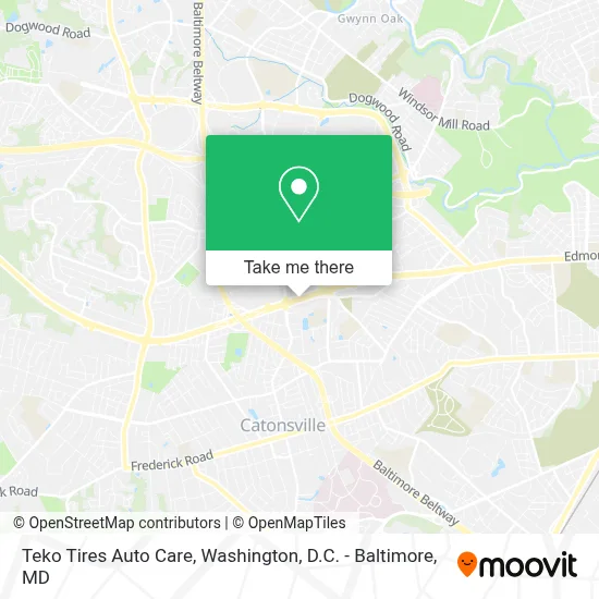 Teko Tires Auto Care map