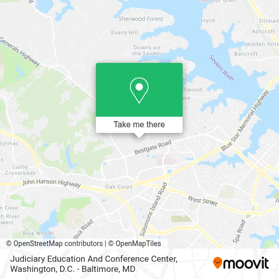 Judiciary Education And Conference Center map
