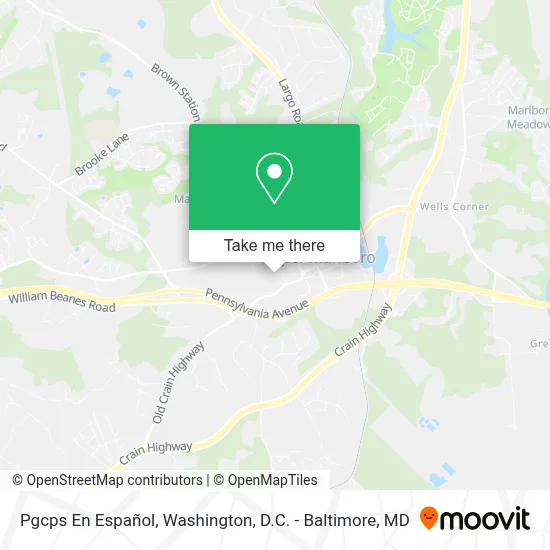 Pgcps En Español map