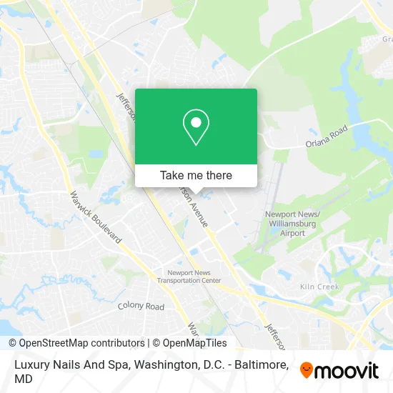 Luxury Nails And Spa map