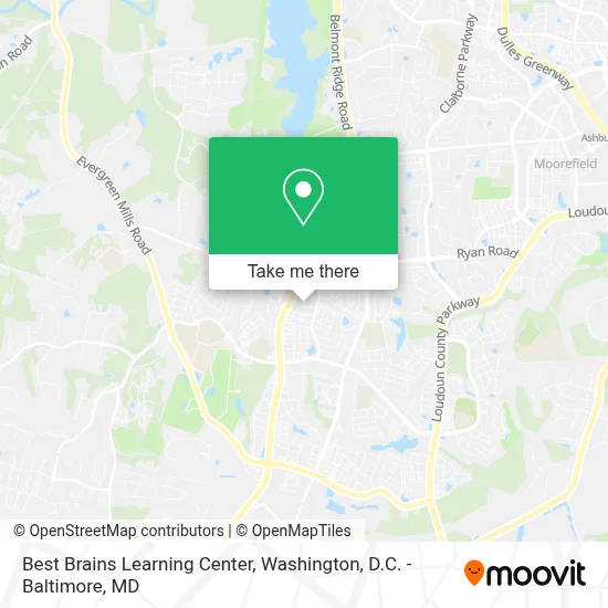Best Brains Learning Center map