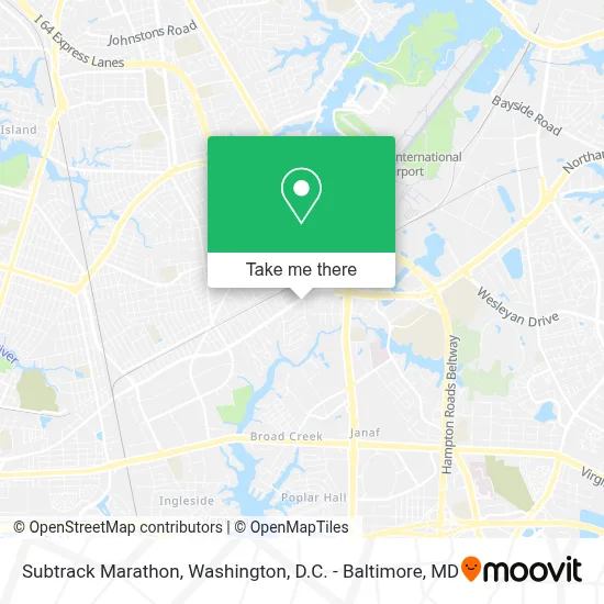 Subtrack Marathon map