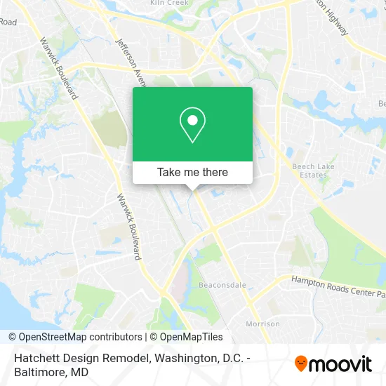 Hatchett Design Remodel map