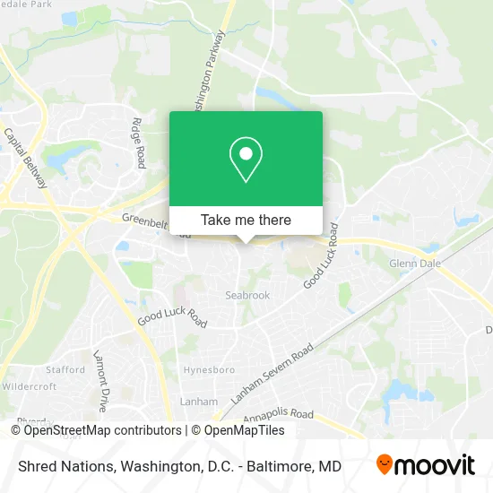 Shred Nations map