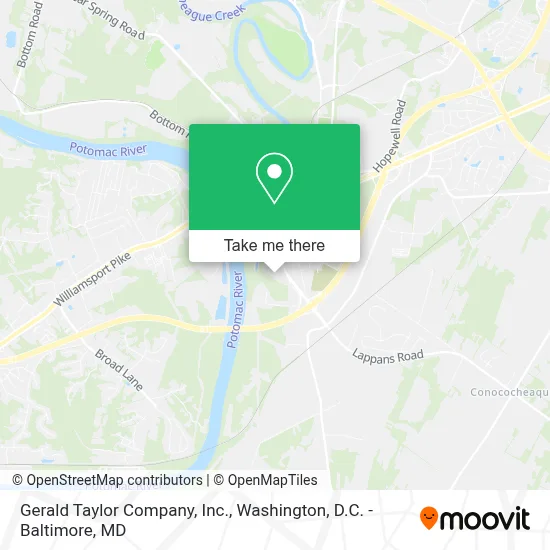 Gerald Taylor Company, Inc. map