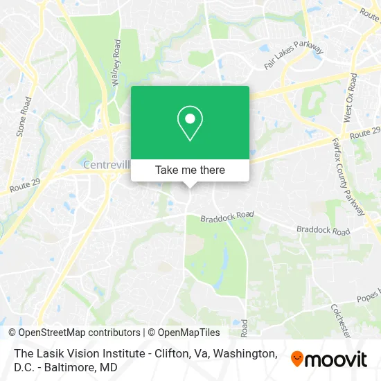 The Lasik Vision Institute - Clifton, Va map