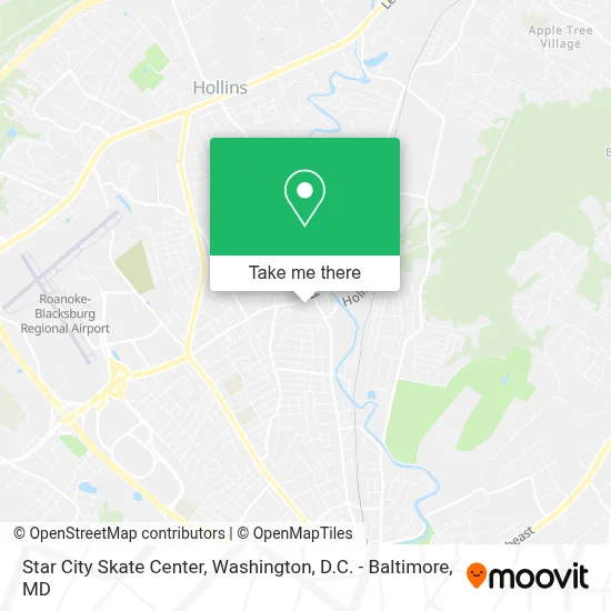 Star City Skate Center map