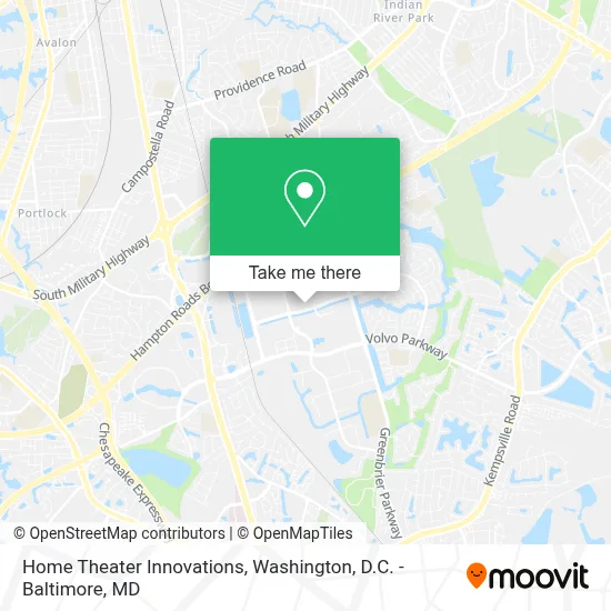 Home Theater Innovations map