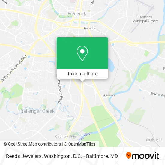Reeds Jewelers map