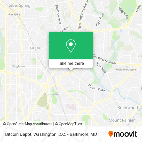 Bitcoin Depot map
