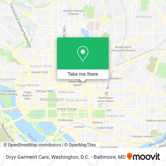 Dryy Garment Care map