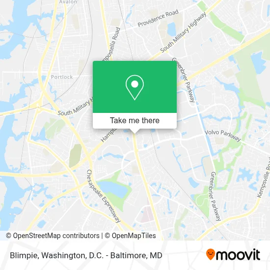 Blimpie map