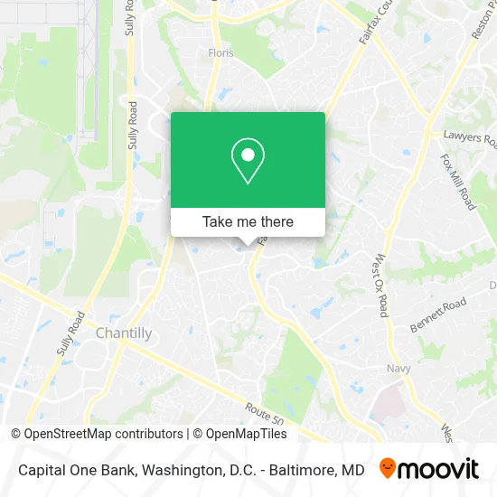 Capital One Bank map