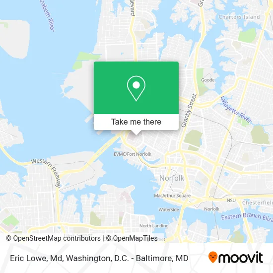 Eric Lowe, Md map