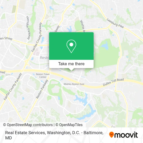 Real Estate Services map