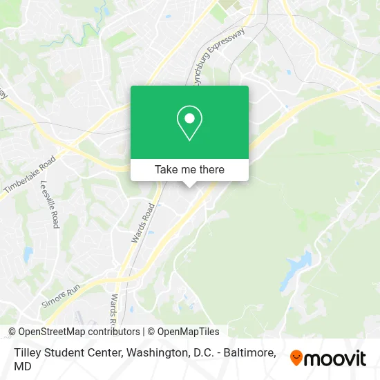 Tilley Student Center map