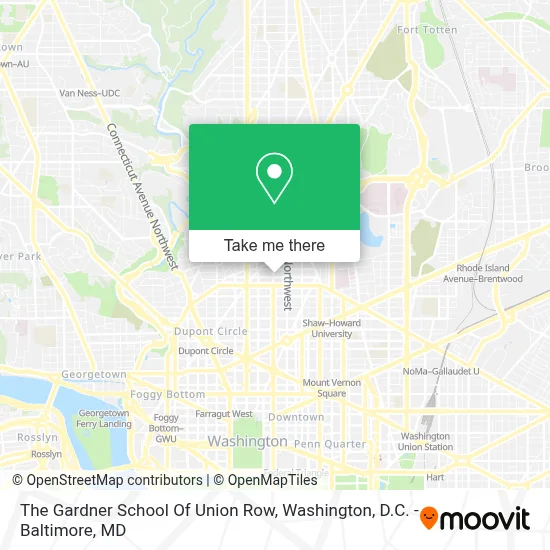 The Gardner School Of Union Row map