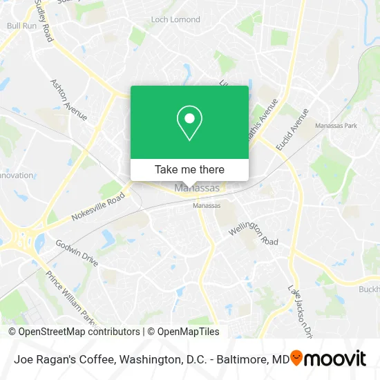 Joe Ragan's Coffee map