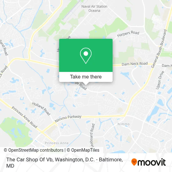 The Car Shop Of Vb map