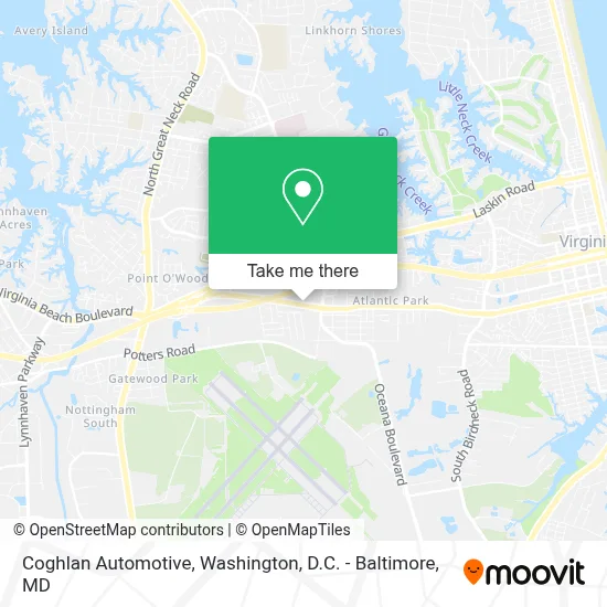 Coghlan Automotive map