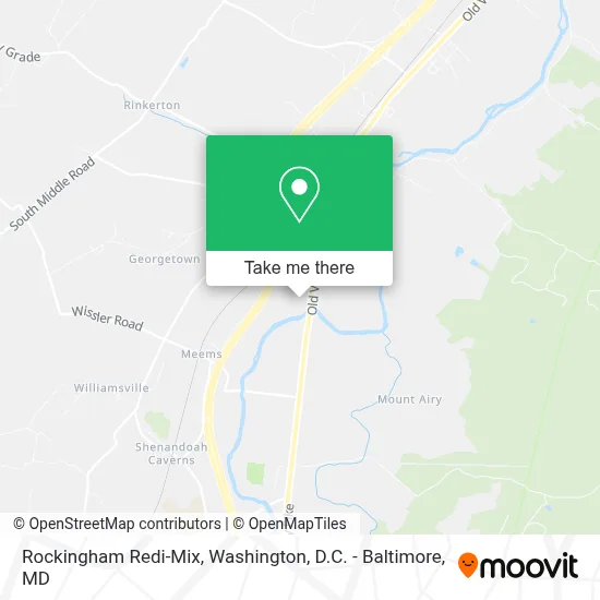 Rockingham Redi-Mix map