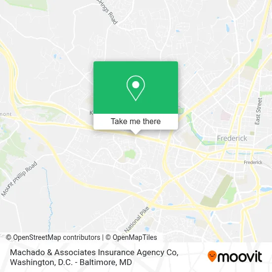 Machado & Associates Insurance Agency Co map