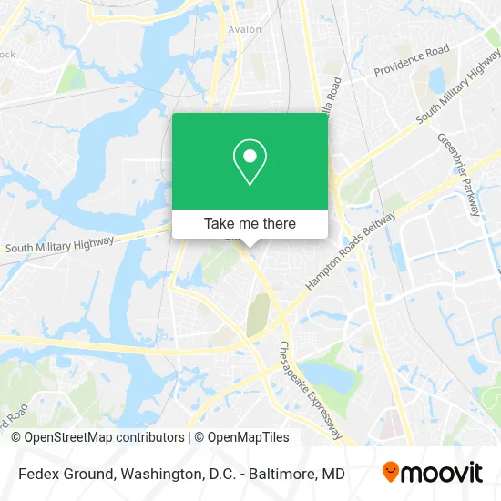 Fedex Ground map