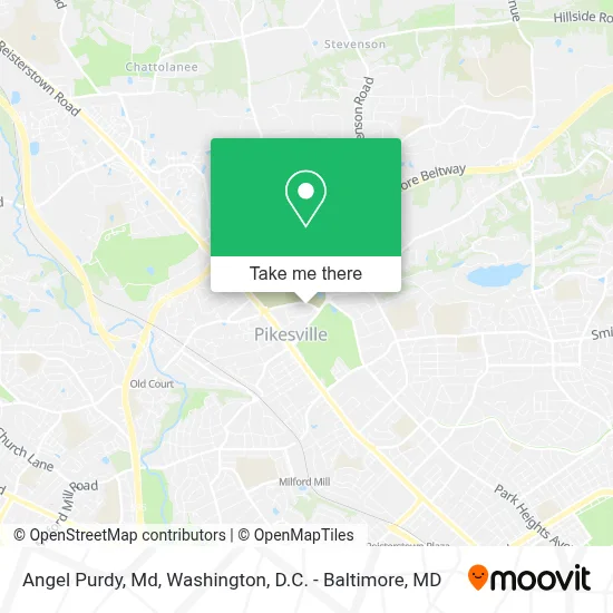 Angel Purdy, Md map