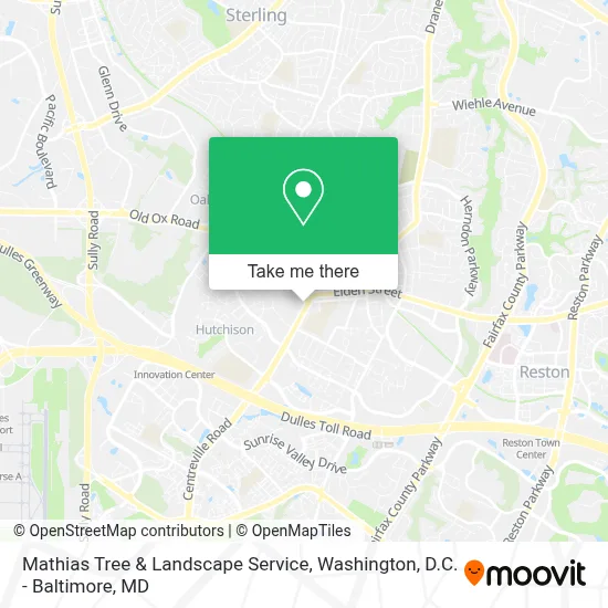 Mathias Tree & Landscape Service map