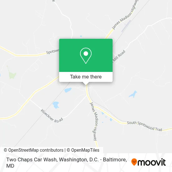 Two Chaps Car Wash map