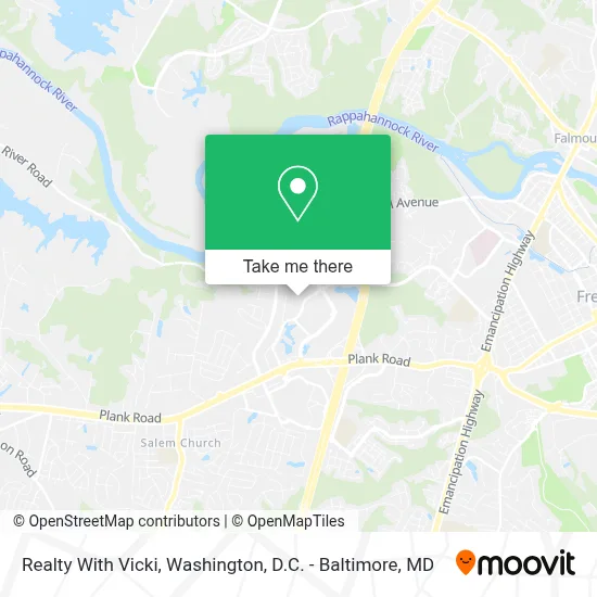 Realty With Vicki map