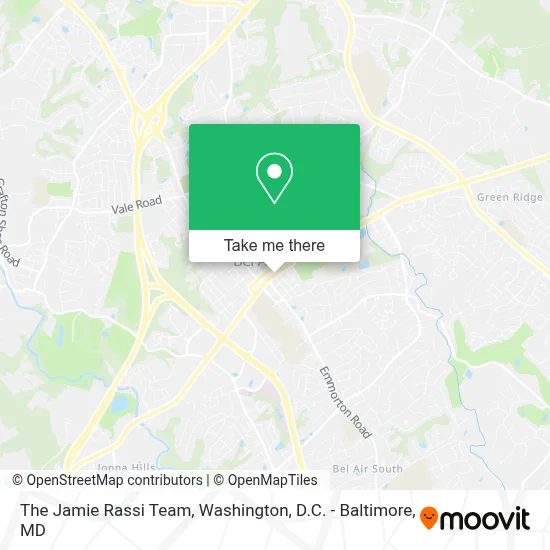 The Jamie Rassi Team map