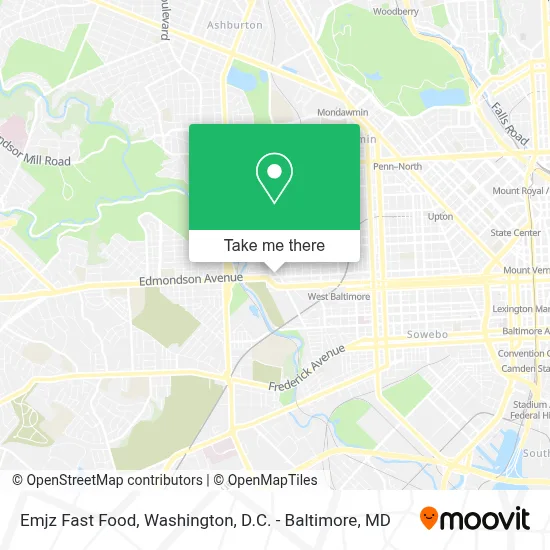 Emjz Fast Food map
