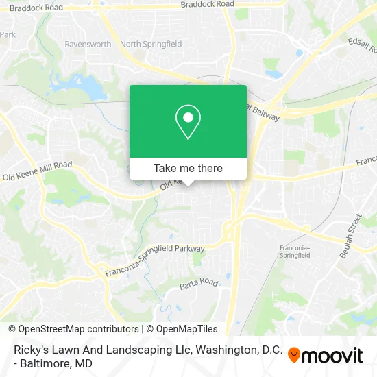 Ricky's Lawn And Landscaping Llc map