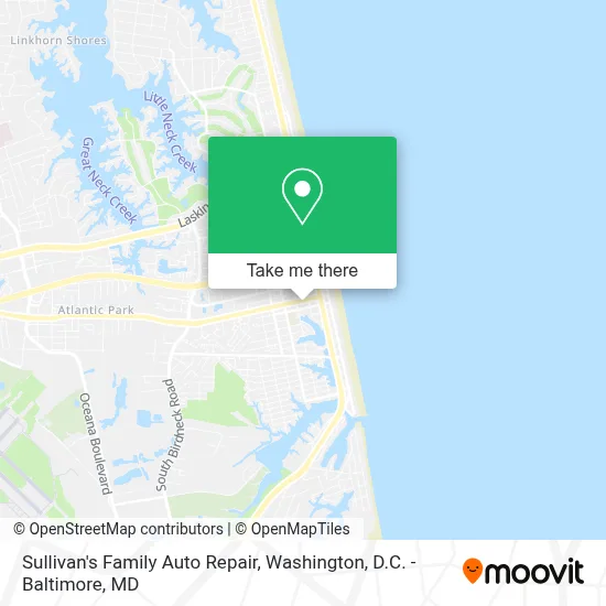 Sullivan's Family Auto Repair map