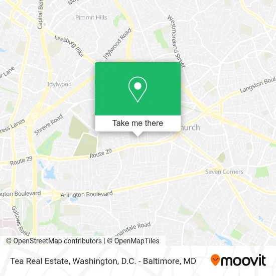 Tea Real Estate map
