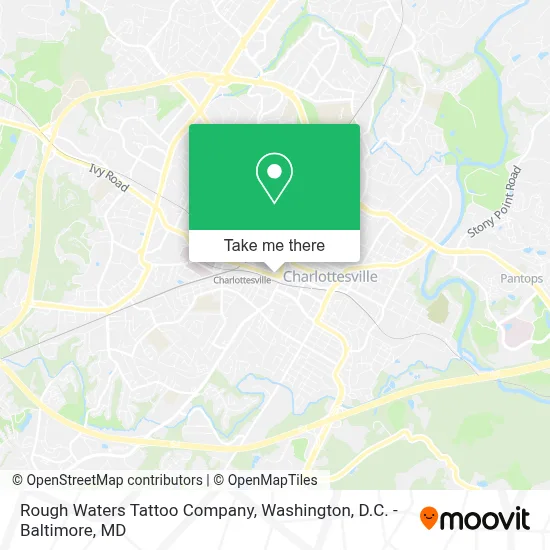 Rough Waters Tattoo Company map
