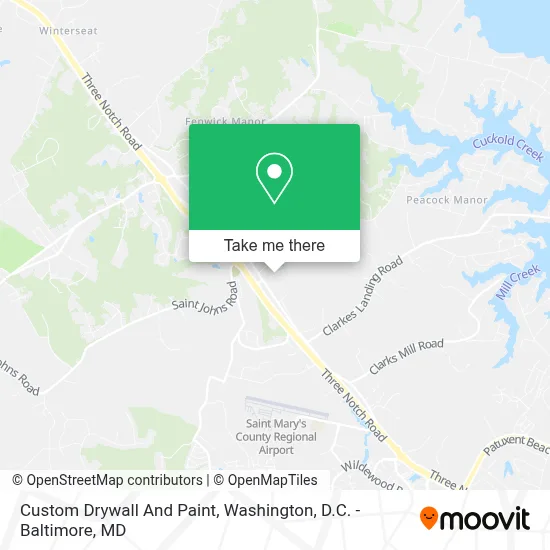 Custom Drywall And Paint map