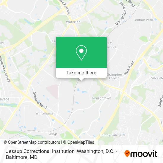 Jessup Correctional Institution map