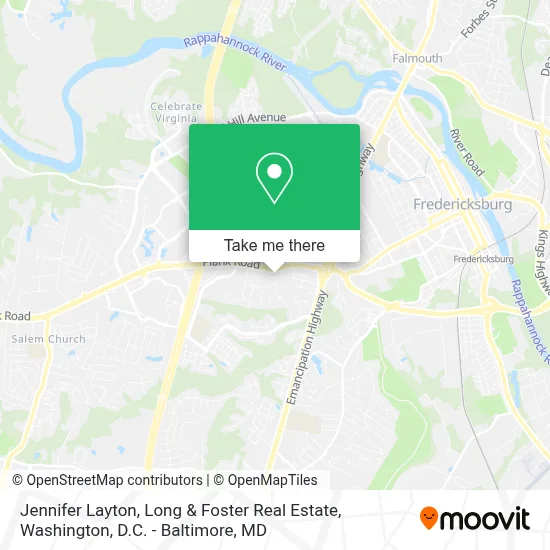 Jennifer Layton, Long & Foster Real Estate map