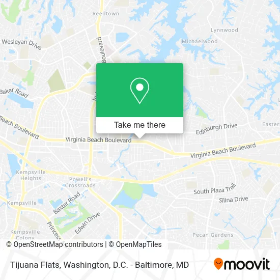 Tijuana Flats map