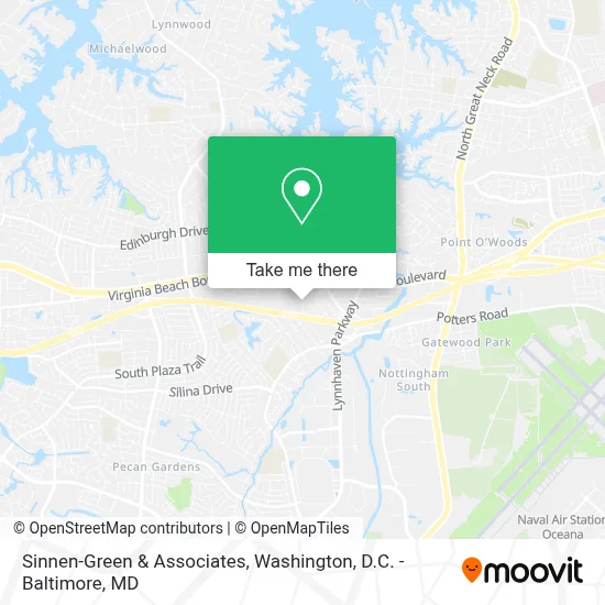 Sinnen-Green & Associates map