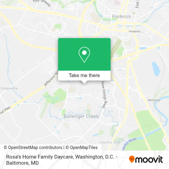 Rosa's Home Family Daycare map