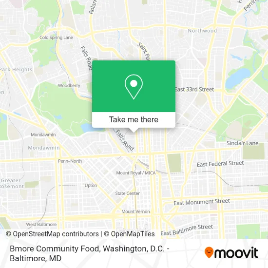 Bmore Community Food map