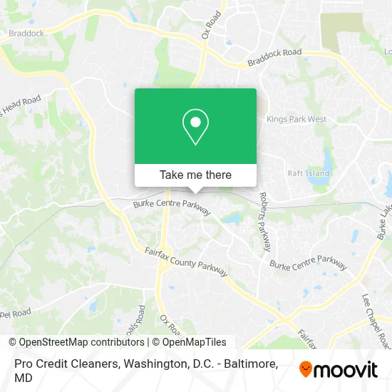 Pro Credit Cleaners map